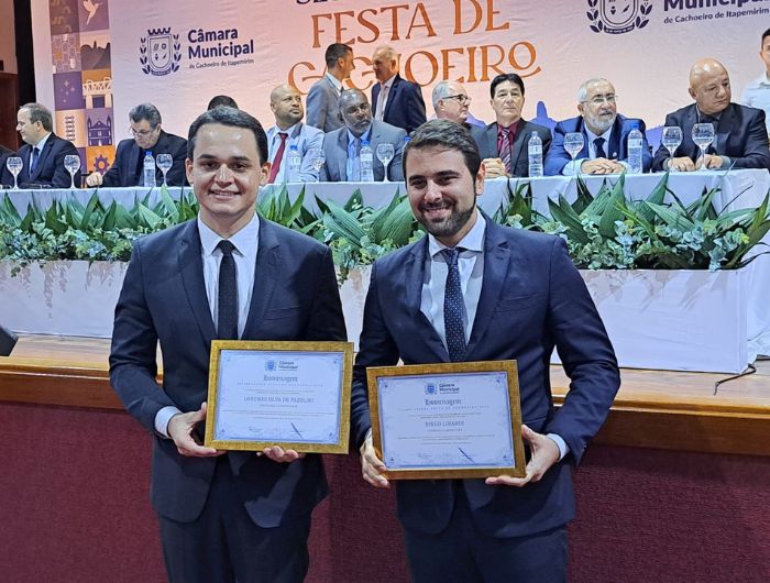 Prefeito de Vitória é homenageado em cerimônia especial em Cachoeiro de Itapemirim