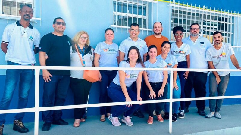 Técnicos da Secretaria Municipal de Assistência Social visitam banco de alimentos de Cachoeiro de Itapemirim