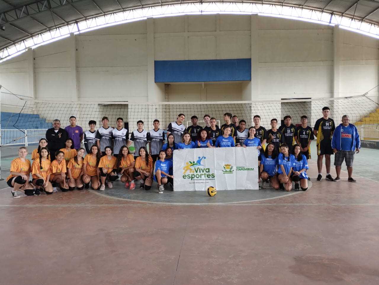 Intercâmbio entre equipes do viva esportes de Itapemirim