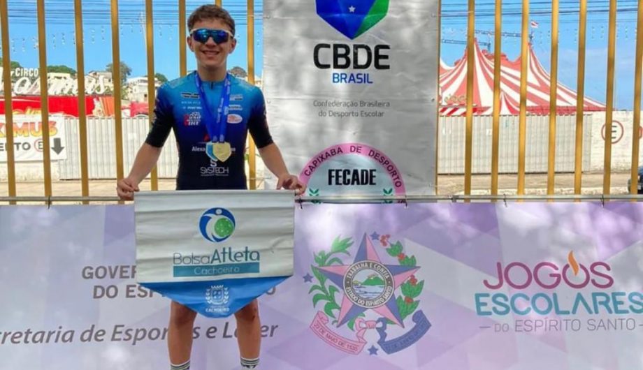 Ciclista do Bolsa Atleta Cachoeiro vai representar o ES nos Jogos da Juventude