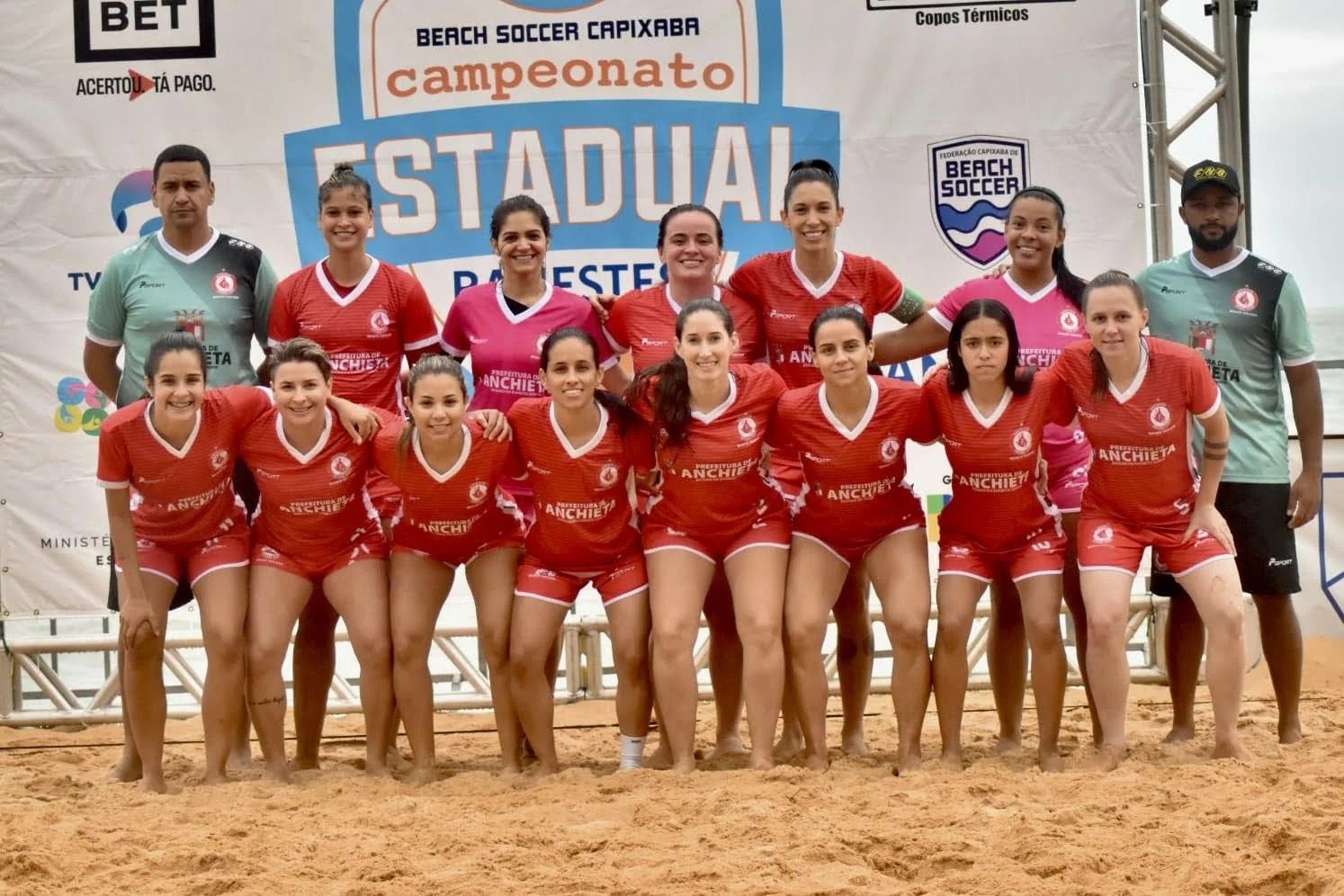 Anchieta na semifinal do Campeonato Estadual de Beach Soccer