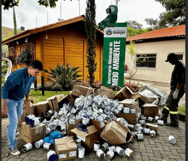 Guaçuí encaminha mais de 813 latas de aço para reciclagem