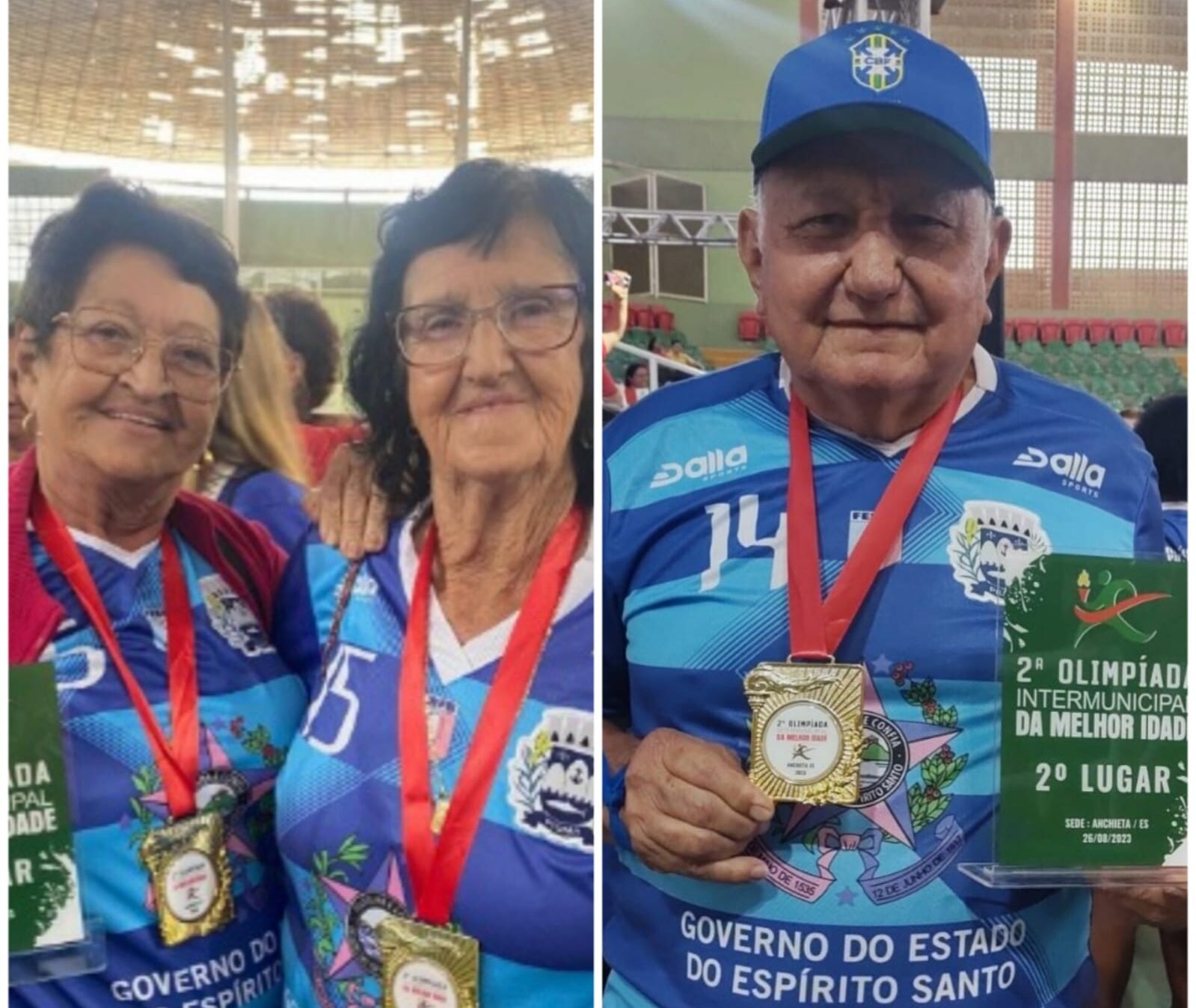 Idosos de Piúma fazem sucesso na 2ª Olímpiada Intermunicipal do Sul do Estado