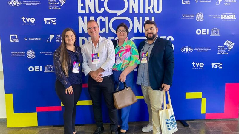 Gestores de Iúna participam de encontro nacional sobre cultura em Vitória