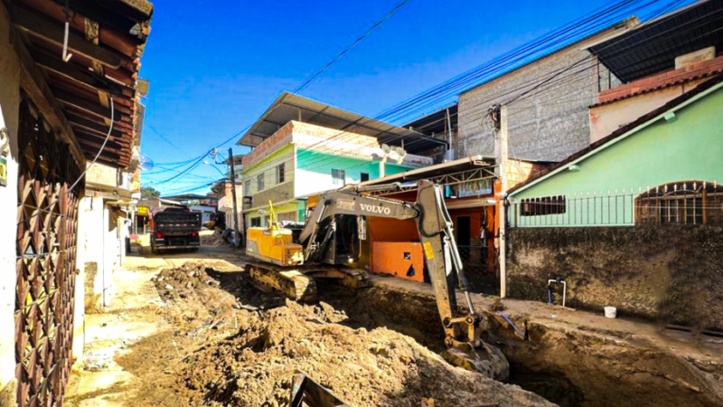 Bairro Nova Brasília recebe investimentos em macrodrenagem para prevenir inundações