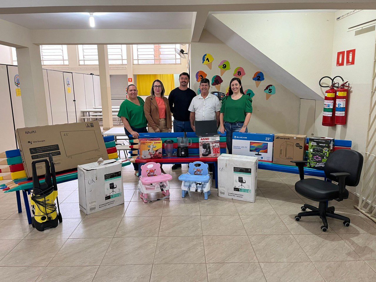 Prefeitura de Guaçuí investe na Creche Dona Niquita com entrega de equipamentos.