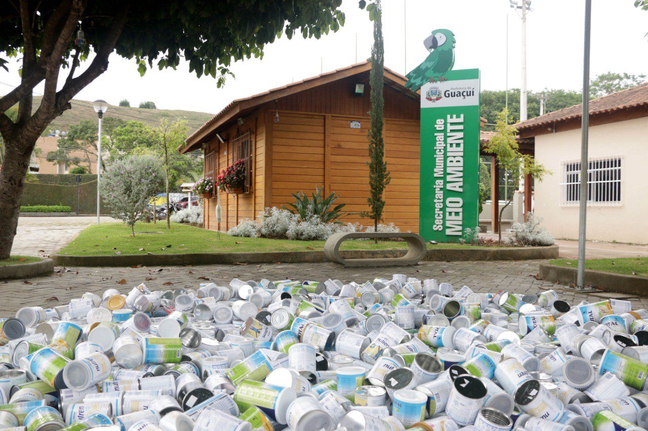 Compromisso ambiental: Mais 585 latas enviadas para reciclagem pelo Meio Ambiente.