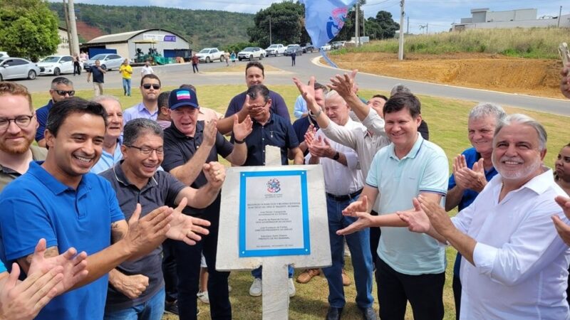 Inauguração de Obras de Pavimentação na Rodovia ES-245 em Rio Bananal pelo Governo Estadual