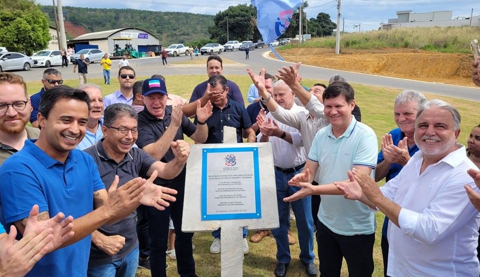 Inauguração de Obras de Pavimentação na Rodovia ES-245 em Rio Bananal pelo Governo Estadual