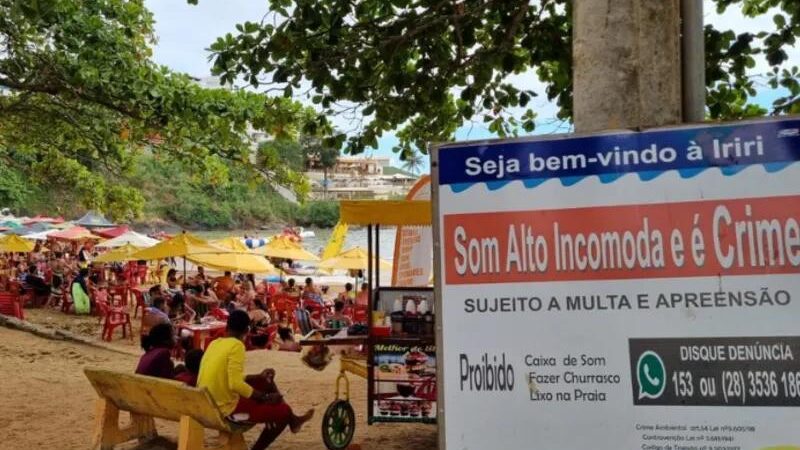 Município Firme: Iriri Adota Medidas Rígidas Contra Caixas de Som nas Praias
