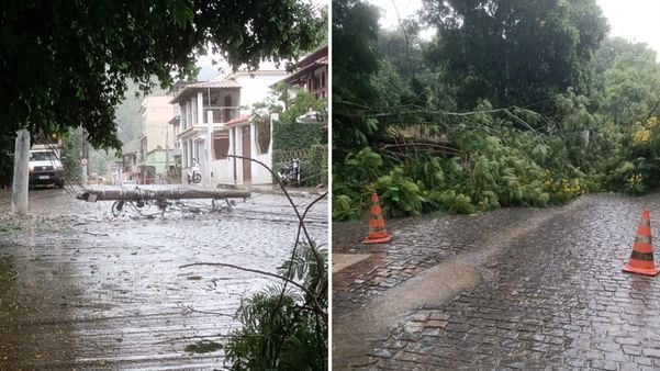 Tempestade em Muqui: Granizo e Queda de Árvores Causam Transtornos na Cidade