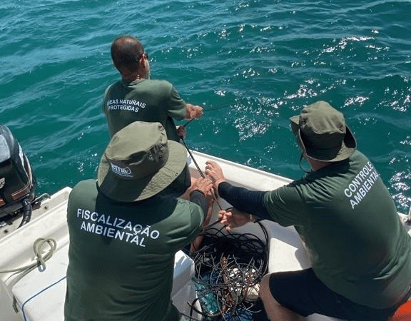 Preservando os Mares: Iema Reforça Fiscalização e Apreende Mais Material de Pesca no Arquipélago das Três Ilhas