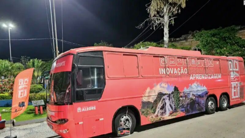 Despedida da Colônia de Férias: Última Chance de Experimentar o Ônibus Tecnológico em Alegre