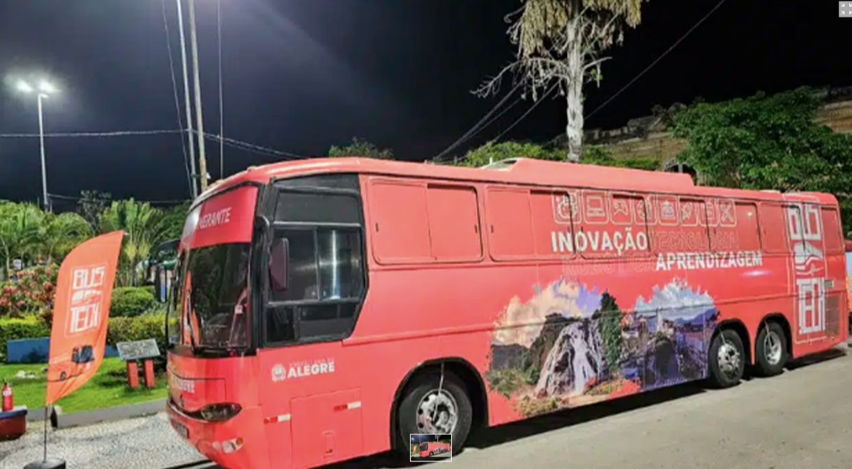 Despedida da Colônia de Férias: Última Chance de Experimentar o Ônibus Tecnológico em Alegre