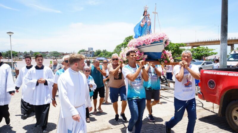 Devoção Marítima: Procissão de Nossa Senhora dos Navegantes Acolhe Centenas de Fiéis em Marataízes