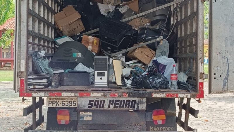 Campanha de reciclagem em Cachoeiro alcança marca de mais de duas toneladas de resíduos eletrônicos