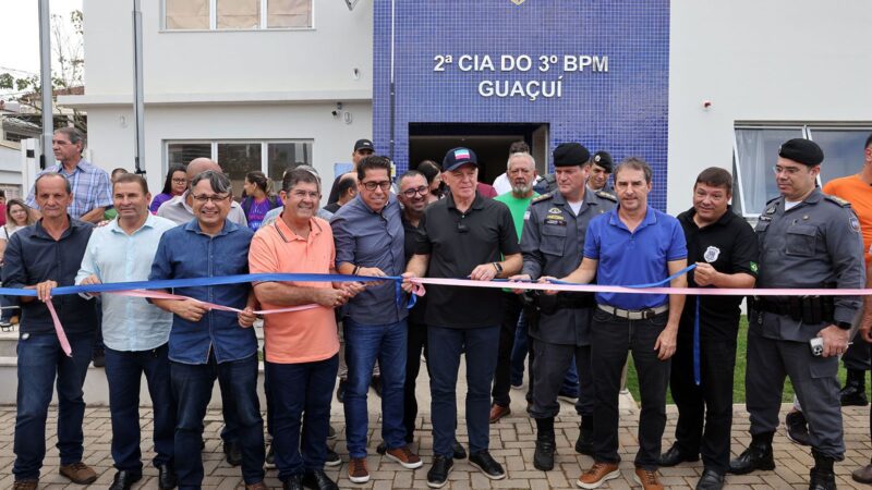 Fortalecendo a Segurança: Governador Inaugura Ampliação da Unidade da Polícia Militar em Guaçuí
