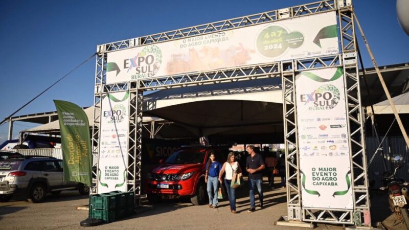 Início da Feira Agropecuária Exposul Rural em Cachoeiro