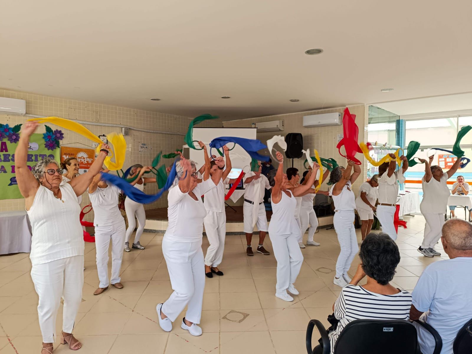 Palestra sobre Dignidade e Respeito aos Idosos no Núcleo Margaridas