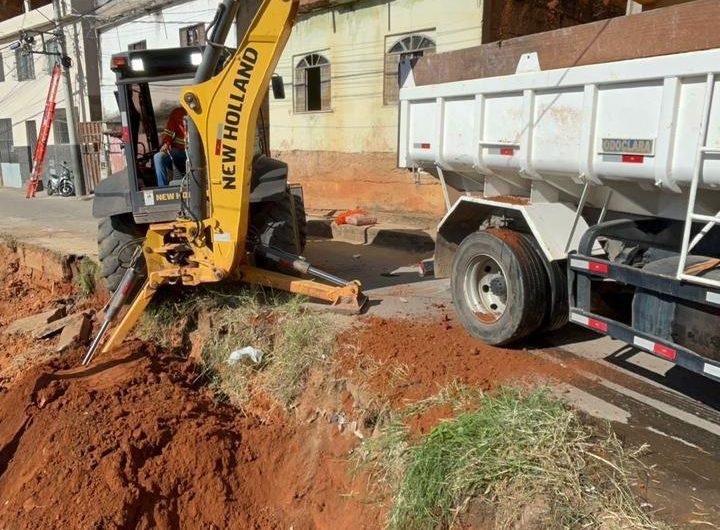 Muro de Contenção Será Construído na Rua do Bairro Nossa Senhora de Fátima