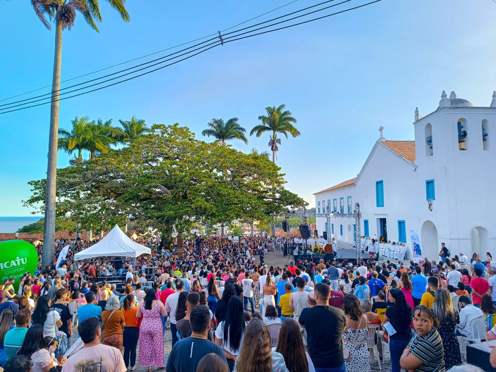 Anchieta: Missa do Padroeiro do Brasil Atraí Cerca de 5 Mil Fieis