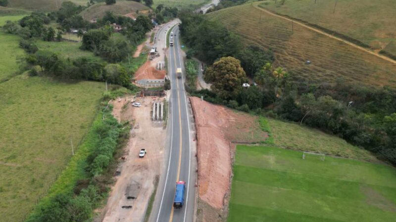 Içamento de Vigas de Ponte Marca Avanço na Duplicação da BR-101 entre Guarapari e Anchieta