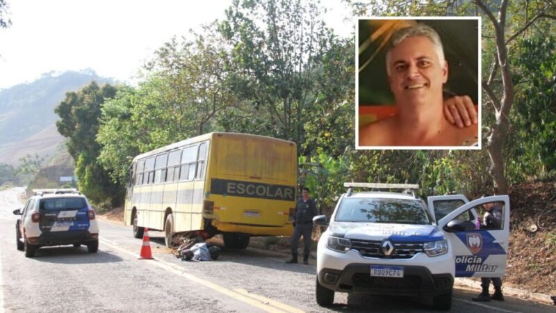 Acidente em Mimoso do Sul: motociclista perde a vida em colisão com ônibus escolar