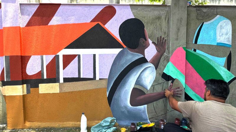 O artista alfredense beneficiado pela Lei Aldir Blanc levará sua arte ao mural localizado no coração da cidade de Alfredo Chaves