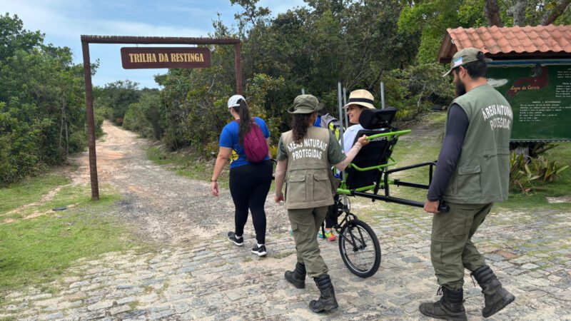 Parque Paulo César Vinha em Guarapari oferece Trilha Cidadã com novos recursos de acessibilidade