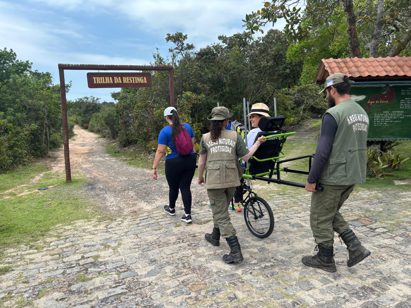 Parque Paulo César Vinha em Guarapari oferece Trilha Cidadã com novos recursos de acessibilidade