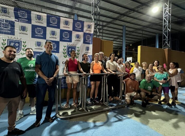 Academia ao ar livre chega ao bairro Agostinho Simonato em Cachoeiro de Itapemirim, promovendo saúde e bem-estar.