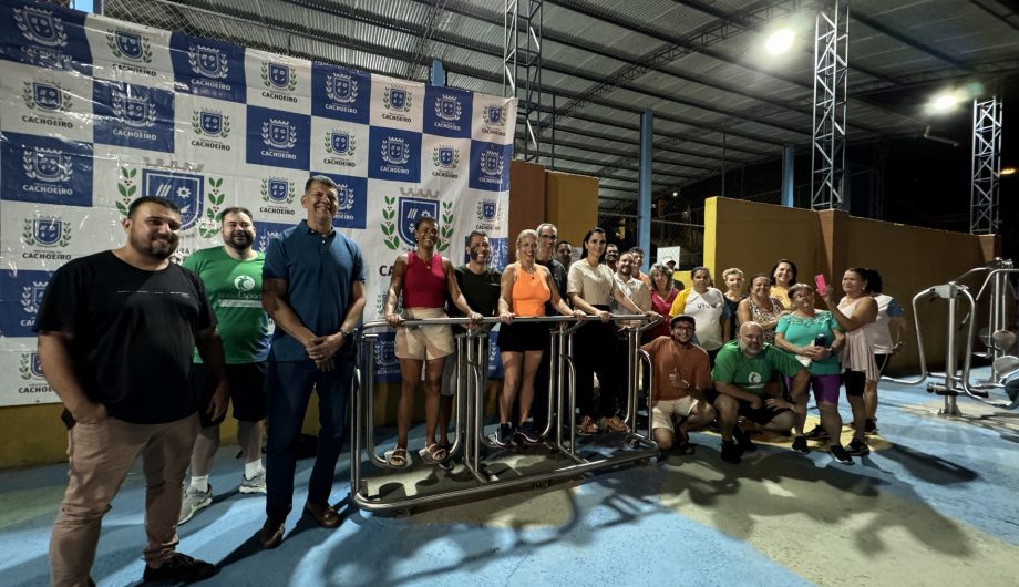 Academia ao ar livre chega ao bairro Agostinho Simonato em Cachoeiro de Itapemirim, promovendo saúde e bem-estar.