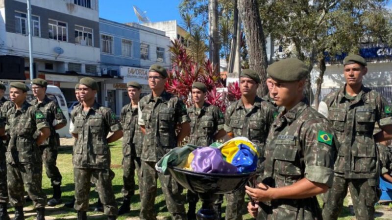 Dia da Bandeira é celebrado pelo Tiro de Guerra de Guaçuí com solenidade cívica